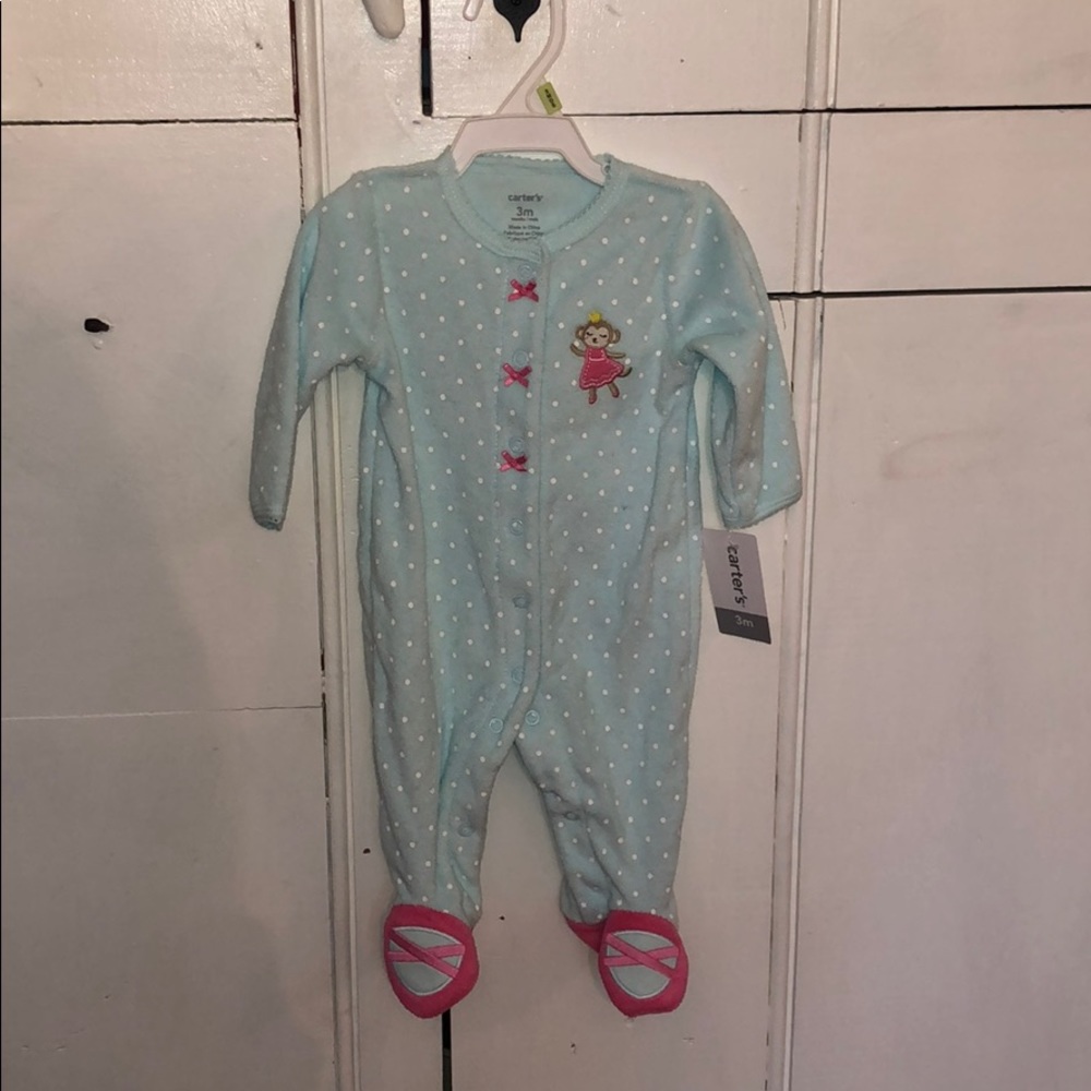 Blue infant onesie